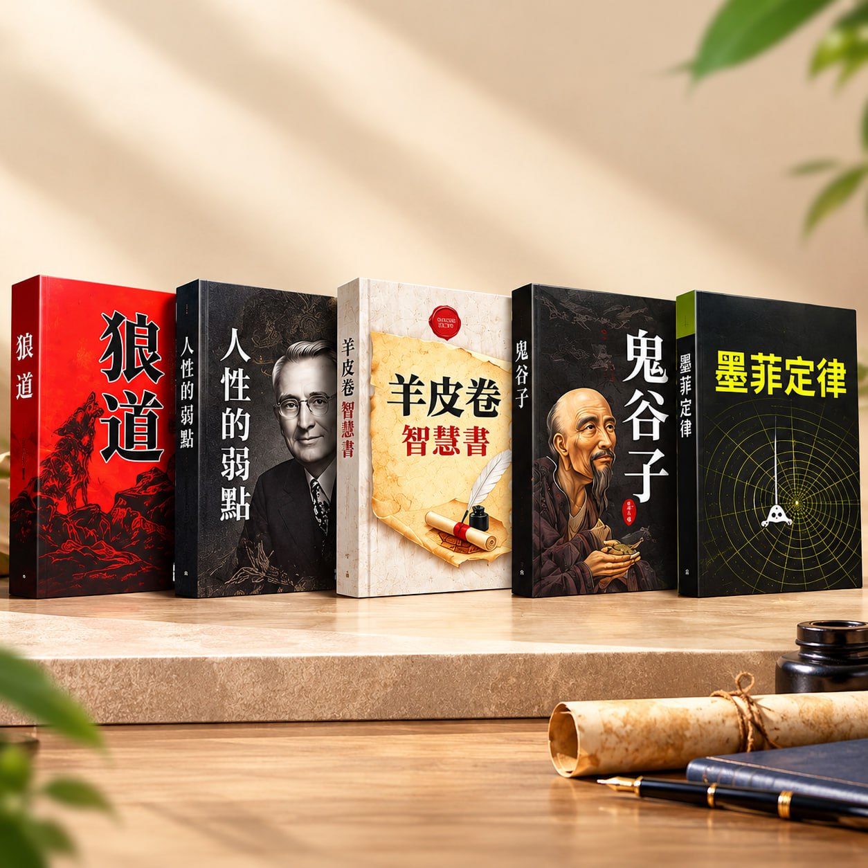 五本經典好書主視覺